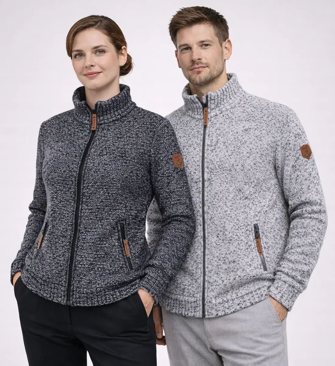 Alvin Unisex Zip-Up Knit wear jacket