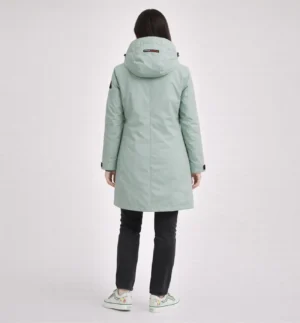 Women’s Insulated Winter Parka with Hood Green - SL905576 - 2