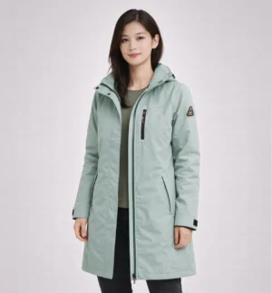 Women’s Insulated Winter Parka with Hood Green - SL905576