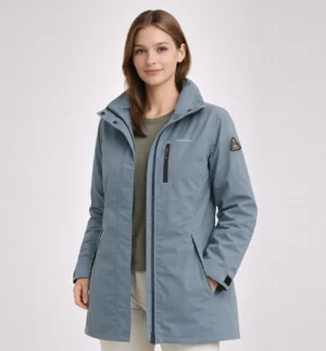Women’s Insulated Winter Parka with Hood Mint - SL905576
