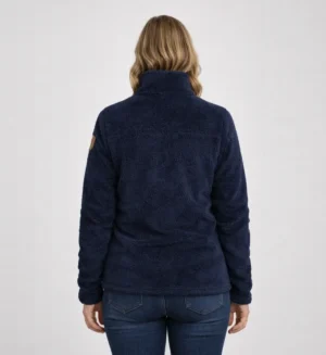 Dames Functionele fleece jas Navy-SL20521-4