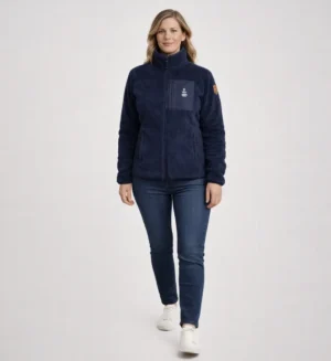 Dames Functionele fleece jas Navy-SL20521-6