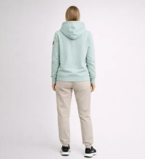 Ladies Sweater Jacket Plain with Hood and zip-Mini-SL4009-3