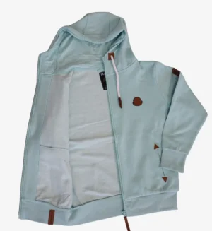 Ladies Sweater Jacket Plain with Hood and zip-Mini-SL4009-5