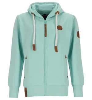Ladies Sweater Jacket Plain with Hood and zip-Mini-SL4009-6