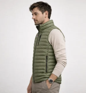 Mens Bodywarmer-Olive- SL209822 - 3