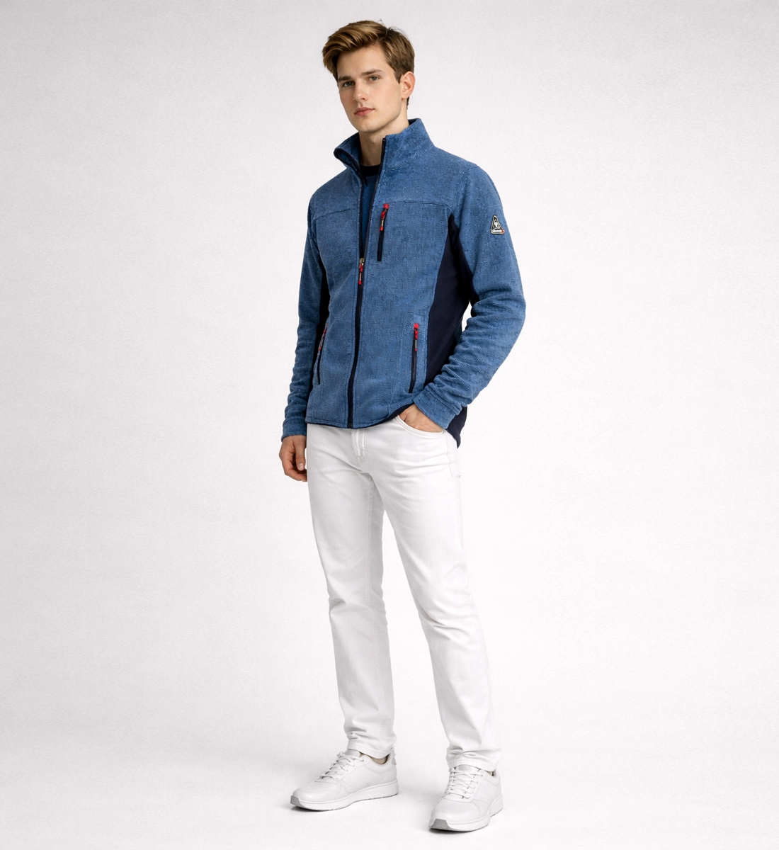Mens CVC Jacket - Blue - SL50051 - 1