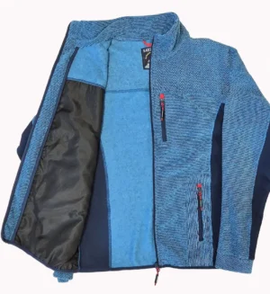 Mens CVC Jacket - Blue - SL50051 - 4