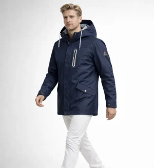 Mens Rain Jacket-Navy- SL90319 - 1
