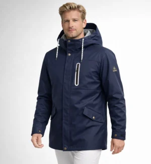 Mens Rain Jacket-Navy- SL90319