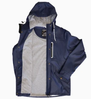Mens Rain Jacket-Navy- SL90319 - 4