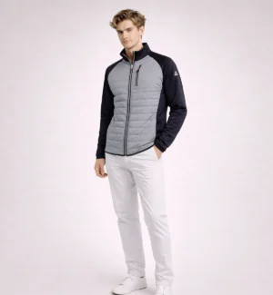 Mens Softshell with padding jacket-grey - SL905538 - 2