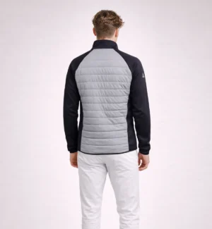 Mens Softshell with padding jacket-grey - SL905538 - 3