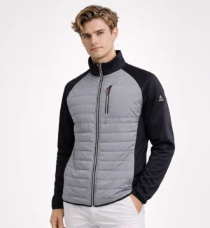 Mens Softshell with padding jacket-grey - SL905538
