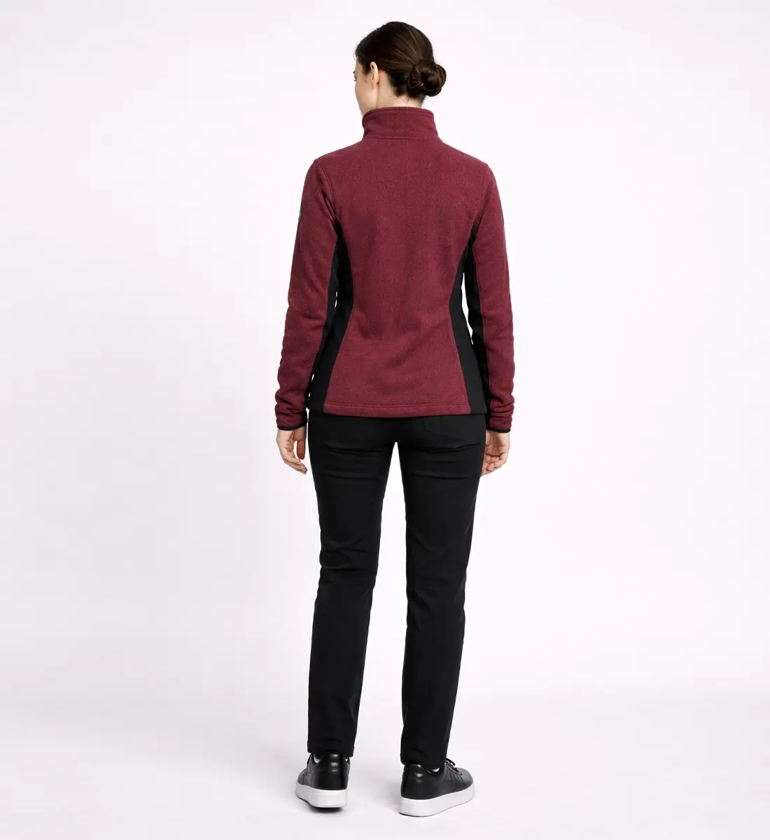 Womens Lightweight Fleece wiht inside lining Coral-BD2050-3