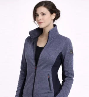 Womens Lightweight Fleece wiht inside lining Navy-BD2050-1