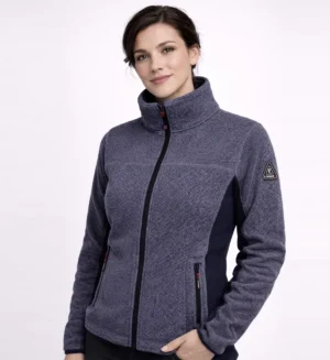 Womens Lightweight Fleece wiht inside lining Navy-BD2050