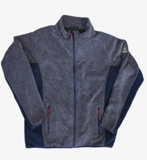 Womens Lightweight Fleece wiht inside lining Navy-BD2050-4