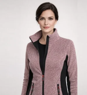 Womens Lightweight Fleece wiht inside lining Pink-BD2050-2