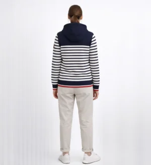 Womens Sweet Jacket with strips stylish-BD20477-2