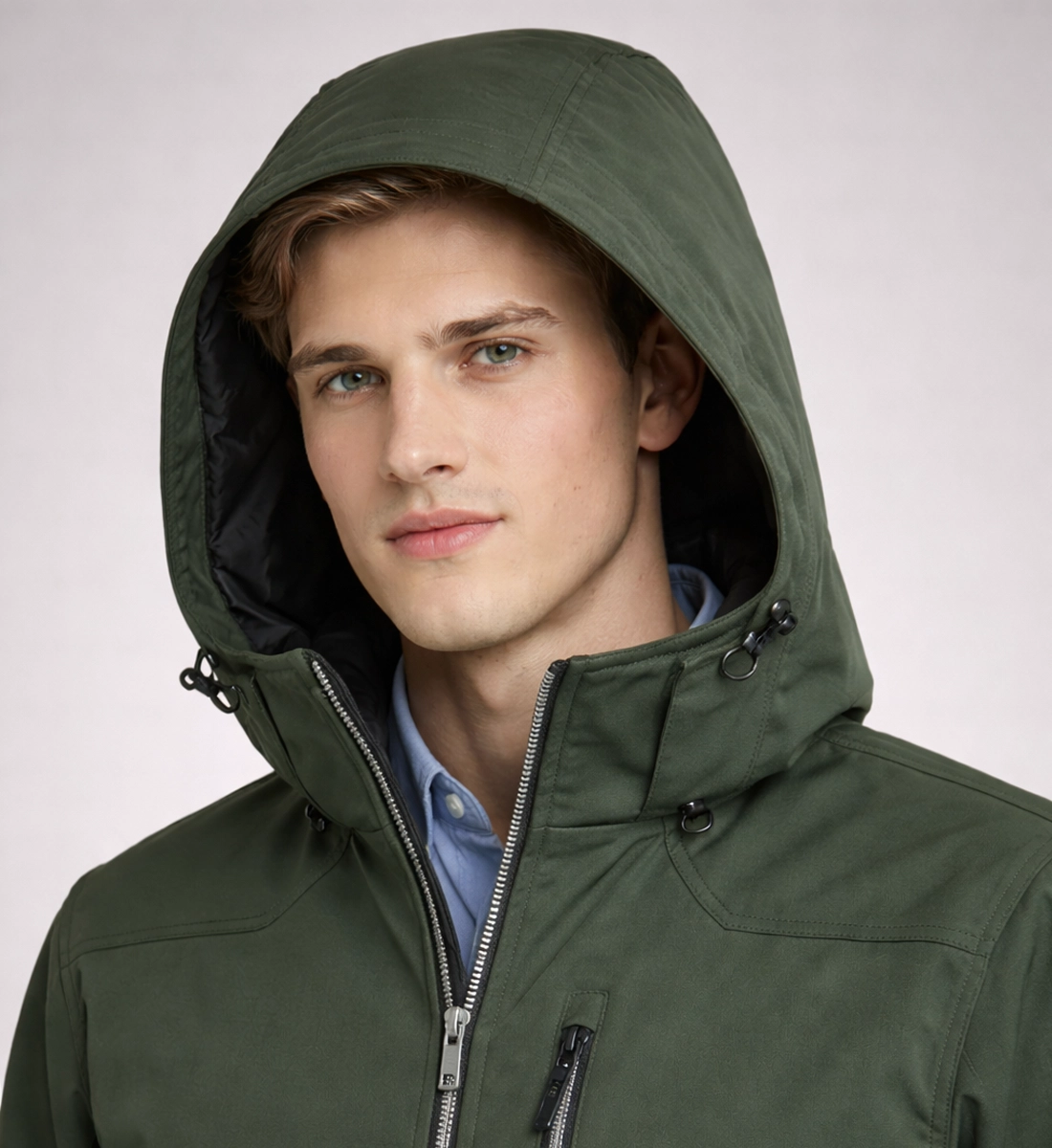 Heren Softshell Tussenjas met Capuchon – Winddicht - Afbeelding 6