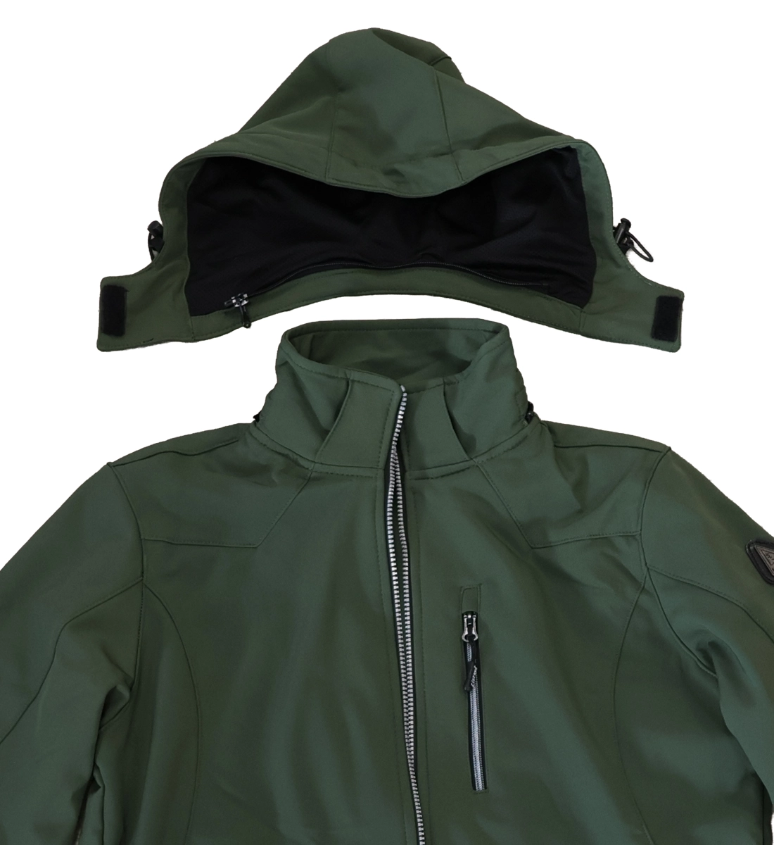 Heren Softshell Tussenjas met Capuchon – Winddicht - Afbeelding 7