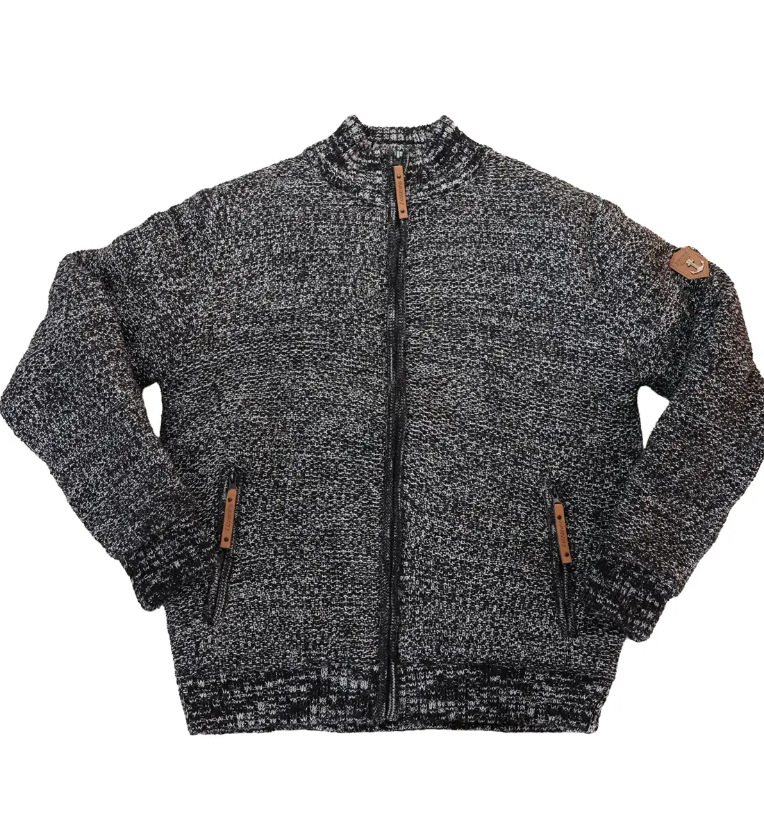 Alvin Unisex Zip-Up Knit Jacket – Structured Knitwear - Afbeelding 5