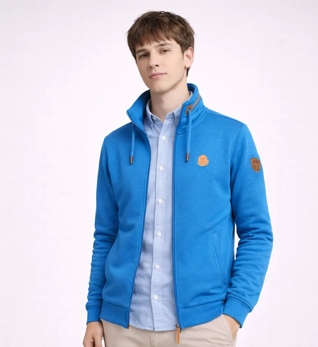 Heren CVC-jas met volledige ritssluiting