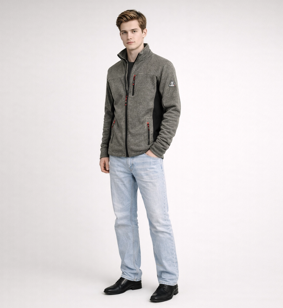 Men’s fleece Jacket zip up - Afbeelding 3