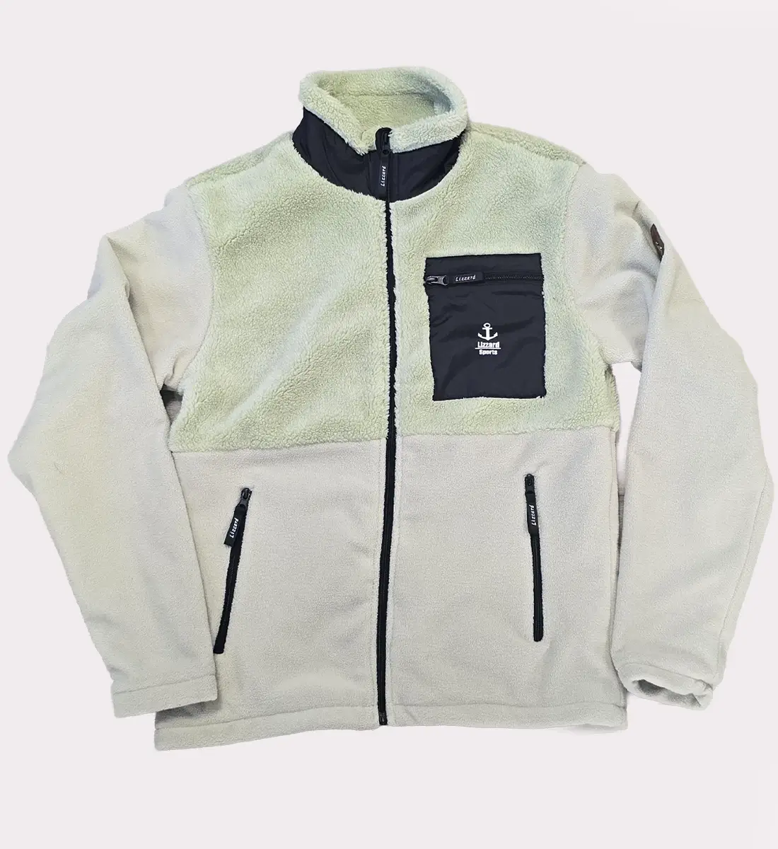 Mens Fleece Jacket with front pocket - Afbeelding 5