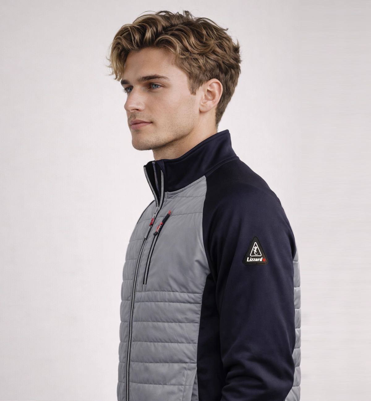 Mens Lightweight Softshell with padding full zip Jacket - Afbeelding 5