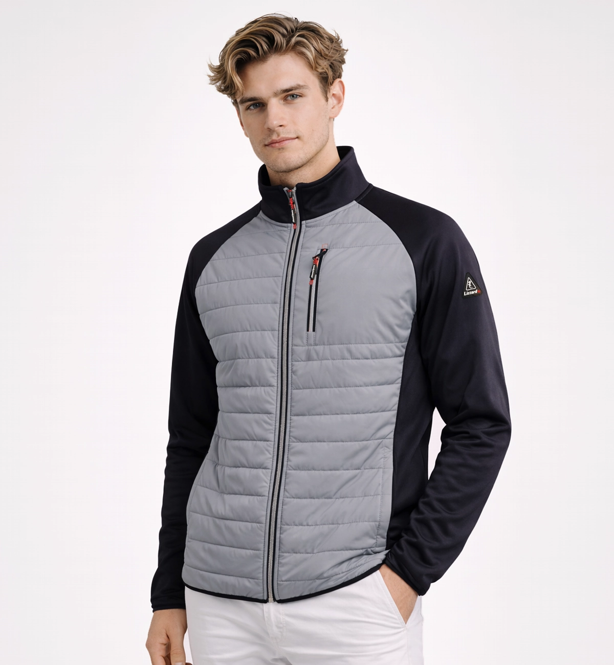 Mens Lightweight Softshell with padding full zip Jacket