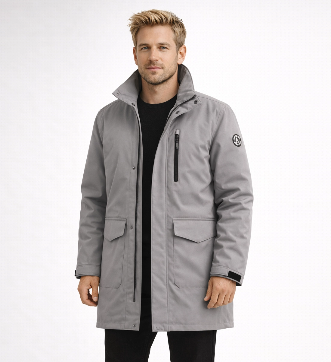 Men’s Long Hooded Winter Parka – Insulated & Windproof - Afbeelding 5